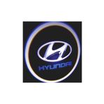 Femex Hyundai Araçlar İçin Pilli Yapıştırmalı Kapı Altı Led Logo