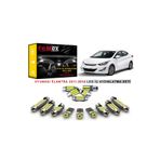 FEMEX Hyundai Elantra 2011-2014 Araçlar için LED İç Aydınlatma Ampul Seti Parlak Beyaz