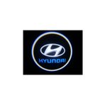 Femex Hyundaı Mesafe Sensörlü Pilli Yapıştırmalı Kapı Altı Led Logo