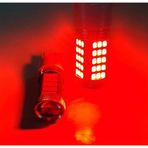FEMEX Premium T20 7443 Led Ampul Çift Duy Kırmızı 2835 Chip Mercekli