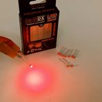 FEMEX Premium T5 T4 10'lu İnce Bacaklı Kıl Led Mini Led Ampul Parlak Kırmızı
