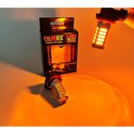 FEMEX Sis Led Ampul H8/11 2835 Chip Led Ampul Turuncu Ultra Parlak Mercekli