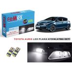 Femex Toyota Auris LED Plaka Aydınlatma Ampul Seti Femex Parlak Beyaz