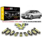 Femex Toyota Avensis 2003-2006 LED Iç Aydınlatma Ampul Seti Femex Parlak Beyaz