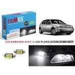 Femex Volkswagen Golf 4 LED Plaka Aydınlatma Ampul Seti FEMEX Parlak Beyaz