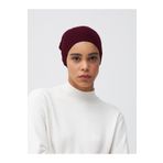 Femple Modest Bağlamalı Düz Bone | Renk: Vişne Çürüğü | Underscarf