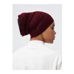 Femple Modest Pratik Düz Bone | Renk: Vişne Çürüğü | Tube Underscarf