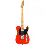 Fender 0140552558 Player Iı Telecaster Elektro Gitar (Coral Red) | Akçaağaç Klavye Göz Alıcı Coral Red Renk ve Alnico V Tele Manyetikleri
