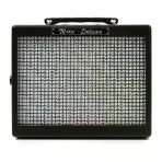Fender 0234810000 MD20 Mini Deluxe Pilli Elektro Gitar Amfisi (Siyah) | Cep Boyu Efsane Ton Kulaklık Çıkışı ve Klasik Deluxe Görünümü