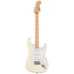 Fender 0266220505 Standard Stratocaster Elektro Gitar (Olympic White) | Akçaağaç Klavye Beyaz Renk ve Yüksek Çıkışlı Man