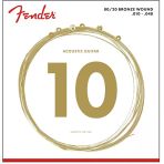 Fender 0730070402 80/20 Bronze Ball End Akustik Gitar Teli (10-48) | 70Xl Extra Light Yumuşak Çalım Ve Başlangıç Seviyesi İçin İdeal