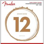 Fender 0730860403 860L Phosphor Bronze Dura-Tone Kaplamalı Akustik Gitar Teli (12-53) | Light Tansiyon Kaplamalı Tel Day