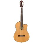 Fender 0970264321 CN-140SCE Nylon Thinline Elektro Klasik Gitar (Naturel) | İnce Kasa (Thinline) Naylon Tel Konforu ve E