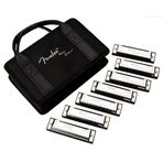 Fender 0990701049 Blues Deluxe 7'li Mızıka Seti (Çantalı) | En Popüler Anahtarlarda (C, G, A, D, E, F, Bb) Profesyonel M