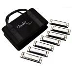 Fender 0990701049 Blues Deluxe 7'Li Mızıka Seti (Çantalı) | En Popüler Anahtarlarda (C, G, A, D, E, F, Bb) Profesyonel Mızıka Koleksiyonu