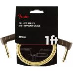 Fender 0990820097 Deluxe L/L Uçlu Tweed Patch Kablosu (30Cm) | Klasik Tweed Desen 30 Cm Uzunluk Ve Sağlam Jaklar
