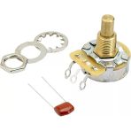Fender 0990835000 500K Solid Shaft Potansiyometre | Volüm Veya Ton Kontrolü İçin, Strat/Telecaster Yedek Parçası, Hassas Kontrol