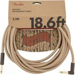 Fender 0990918021 Festival Pure Hemp Enstrüman Kablosu (5m - Natural) | Boyasız Doğal Kenevir Dokusu Esnek Yapı ve Sağla