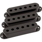 Fender 0991364000 Stratocaster Manyetik Kapağı Seti (3 Adet) - Siyah | Yedek Parça, Standart Stratocaster Uyumu