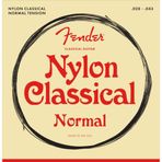 Fender 100 Clear/silver Tie Nylon Classical Strings Takım Tel Klasik Gitar Teli