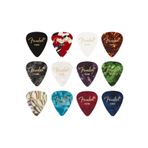 Fender 351 Beyaz Celluloid Thin Gitar Penası