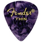 Fender 351 Premium Celluloid Picks Purple Moto - Thin - 1 Adet Pena