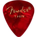 Fender 351 Premium Celluloid Picks Red Moto Thin Pena