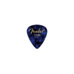 Fender 351 Shape Premium pena (12 adet) elektro gitar, akustik gitar, mandolin ve bas 351 için - ince mavi (Moto)
