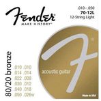 Fender 70L 80/20 Bronze Ball End 12-52 Akustik Gitar Teli
