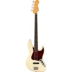 Fender American Professional II Jazz Bass Gülağacı Klavye Olympic White Bass Gitar