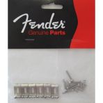 Fender American Standard Stratocaster Bridge Saddles 08-Present Nickel Set of 6 Köprü Yedek Parça