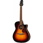 Fender California Debut Redondo Dreadnought Ceviz Klavye 2 Ton Sunburst Akustik Gitar - standart - Çok Renkli