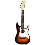 Fender Çamurluk Fullertone Strat ukulele - Sunburst - konser ukulele