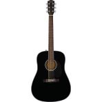 Fender CD-60S Dreadnought Ceviz Klavye Black Akustik Gitar - Siyah