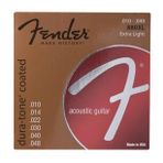 Fender Dura-Tone Coated 80/20 880XL 10-48 Akustik Gitar Teli
