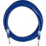 Fender® »OMBRÉ INSTRUMENT CABLE« enstrüman kablosu | 3 metre | düz jak | Renk: Belair Blue