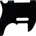 Fender Pickguard '52 Tele 5 Hole 1-Ply BLK (Bakelite)