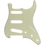 Fender Pickguard, Stratocaster® S/S/S, 11 delikli tutucu, nane yeşili, MG/B/MG, 3 katlı