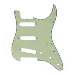 Fender Pickguard Stratocaster S/S/S 11-Hole Mount Mint Green MG/B/MG 3-Ply Pickguard