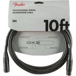 Fender Professional 3 m Siyah Mikrofon Kablosu
