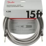 Fender Professional 4.5 m Beyaz Tweed Enstrüman Kablo