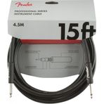 Fender Professional Inst SS 15 4.5 m Siyah Enstrüman Kablosu