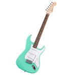 Fender Squier Debut Series Stratocaster Elektro gitar, yeni başlayanlar için gitar, 2 yıl garantili, Seafoam Green