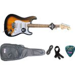 Fender Squier Debut Stratocaster Elektro Gitar Seti - 3 Renk Sunburst