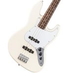 Fender Standard Jazz Bass Olympic White - Indian Laurel Bas Gitar