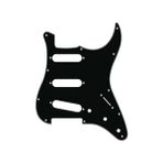Fender Standard Stratocaster 11 Hole S/S/S Pickguards Siyah Pickguard
