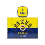 Fenerbahçe 17x24 15 Yaprak Karton Kapak Spiralli Resim Defteri 3 Adet