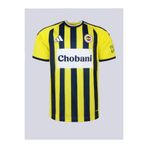Fenerbahçe 2026/2027 Yeni Sezon Chobani Çubuklu Forma, Erkek, Lacivert-Sarı, XS