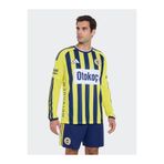 Fenerbahçe 2026/2027 Yeni Sezon Çubuklu Uzun Kollu Forma, Lacivert-Sarı, M Beden, Erkek