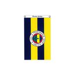 Fenerbahçe 40X60 FB Çubuklu Dörtgen Tekne Bayrak, 40x60 cm, HA400U8S17, SARI-LACIVERT, Erkek